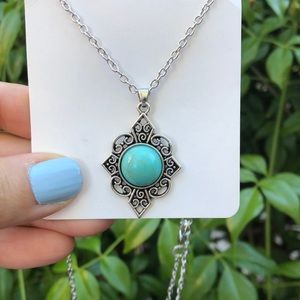 Turquoise Boho Necklace